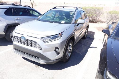 Silver Sky Metallic 2020 Toyota RAV4 Hybrid Limited