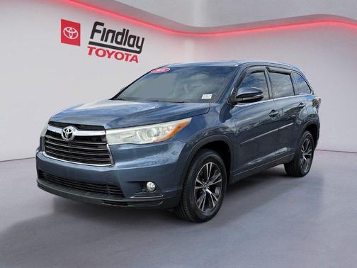 Shoreline Blue Pearl 2016 Toyota Highlander XLE