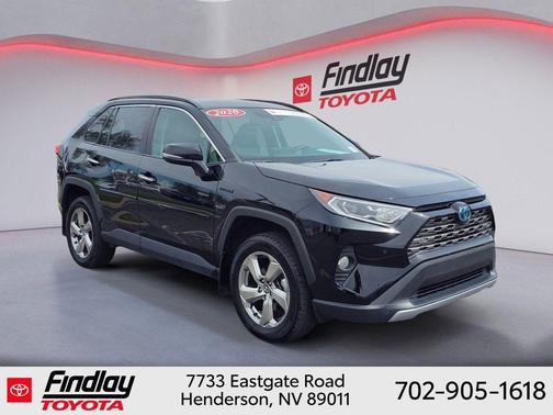 Midnight Black Metallic 2020 Toyota RAV4 Hybrid Limited