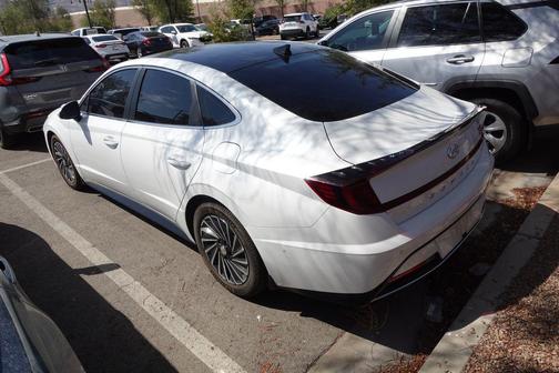 Hyper White 2022 Hyundai SONATA Hybrid Limited
