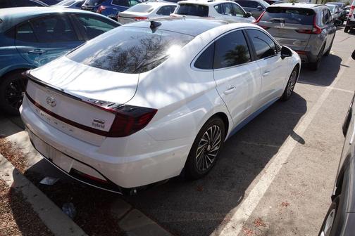 Hyper White 2022 Hyundai SONATA Hybrid Limited