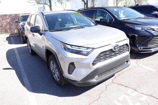Silver Sky Metallic 2025 Toyota RAV4 Hybrid LE