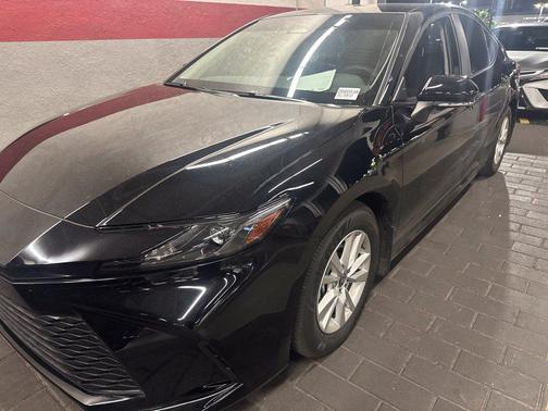 Midnight Black Metallic 2025 Toyota Camry LE