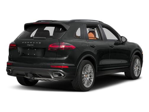 Jet Black Metallic 2017 Porsche Cayenne Platinum Edition