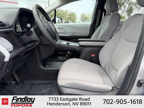 Celestial Silver Metallic 2025 Toyota Sienna LE
