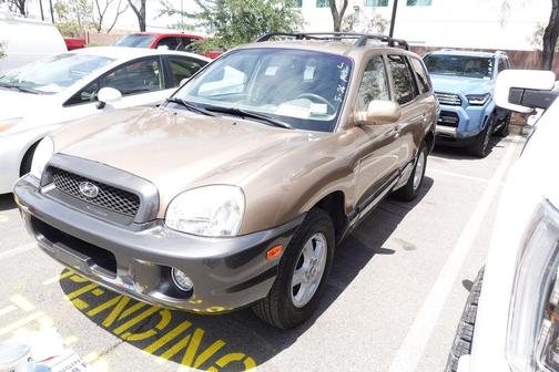 Black Obsidian / Cool Gray 2004 Hyundai SANTA FE GLS