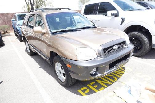 Black Obsidian / Cool Gray 2004 Hyundai SANTA FE GLS