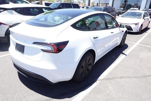 Pearl White Multi-Coat 2025 Tesla Model 3 Standard Range