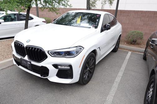 Mineral White Metallic 2021 BMW X6 xDrive40i