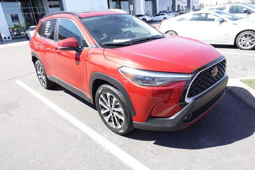Barcelona Red Metallic 2022 Toyota Corolla Cross XLE