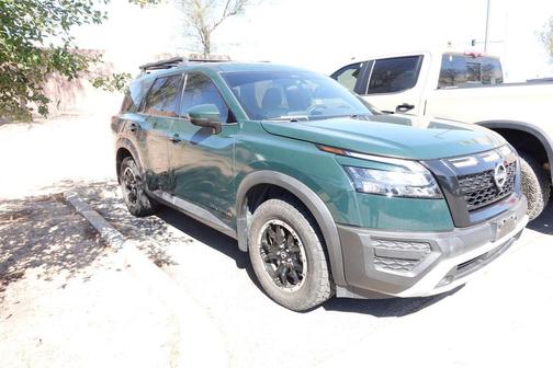 Obsidian Green Pearl 2023 Nissan Pathfinder Rock Creek 4WD