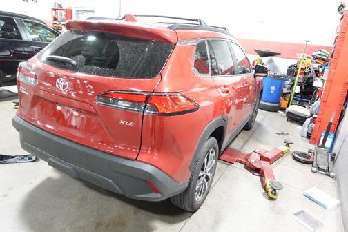 Barcelona Red Metallic 2024 Toyota Corolla Cross XLE