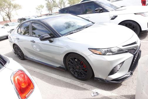 Celestial Silver/Midnight Black Metallic 2020 Toyota Camry TRD