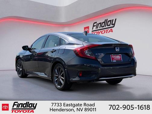 Modern Steel Metallic 2019 Honda Civic EX-L