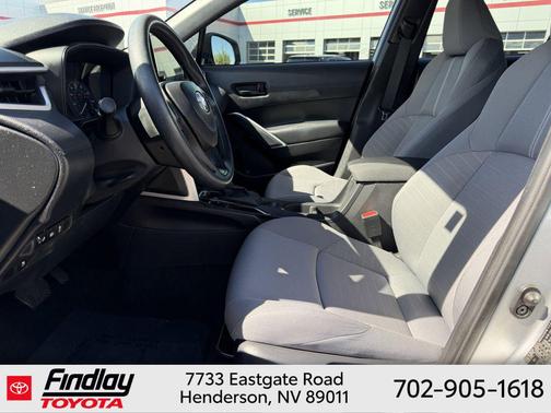 Sonic Silver 2025 Toyota Corolla Cross Hybrid S