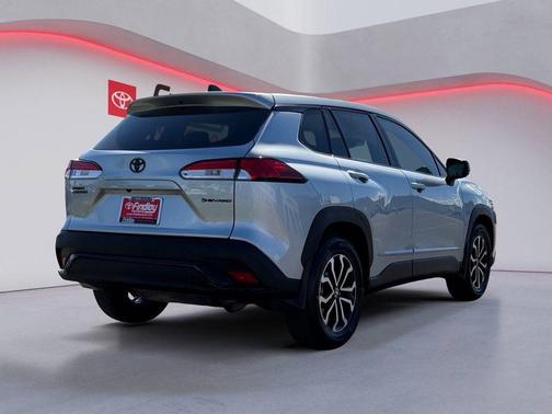 Sonic Silver 2025 Toyota Corolla Cross Hybrid S