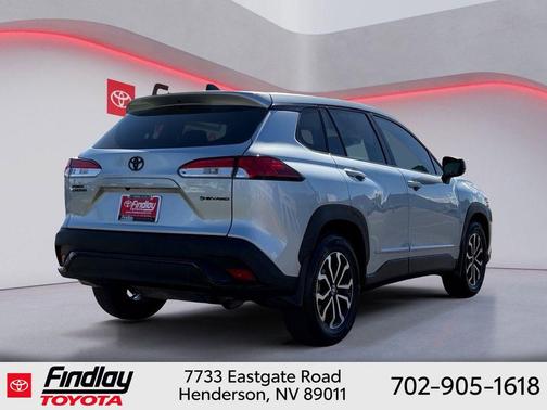 Sonic Silver 2025 Toyota Corolla Cross Hybrid S