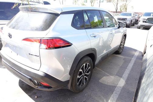 Sonic Silver 2025 Toyota Corolla Cross Hybrid S