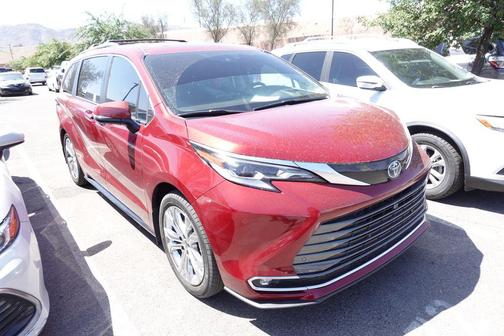 Ruby Flare Pearl 2023 Toyota Sienna Platinum 7 Passenger