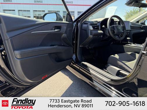 Midnight Black Metallic 2025 Toyota Camry LE