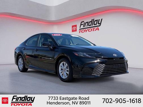 Midnight Black Metallic 2025 Toyota Camry LE