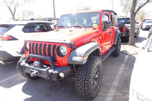 Firecracker Red Clearcoat 2018 Jeep Wrangler Unlimited Sport