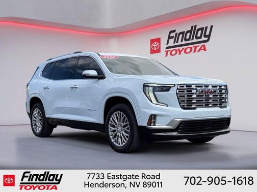 Glacier White Tricoat 2026 GMC Acadia Denali