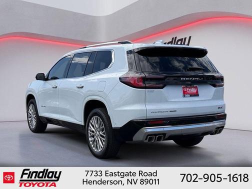 Glacier White Tricoat 2026 GMC Acadia Denali
