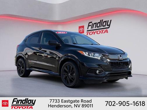 Crystal Black Pearl 2021 Honda HR-V AWD Sport
