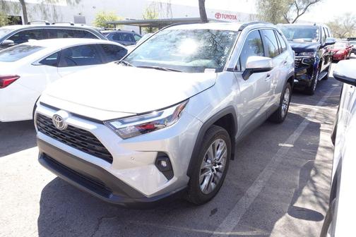 Silver Sky Metallic 2025 Toyota RAV4 XLE Premium