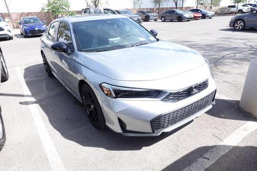Solar Silver Metallic 2026 Honda Civic Hybrid Sport