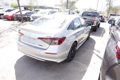 Solar Silver Metallic 2026 Honda Civic Hybrid Sport
