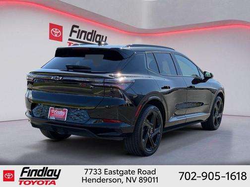 Black 2025 Chevrolet Equinox EV RS