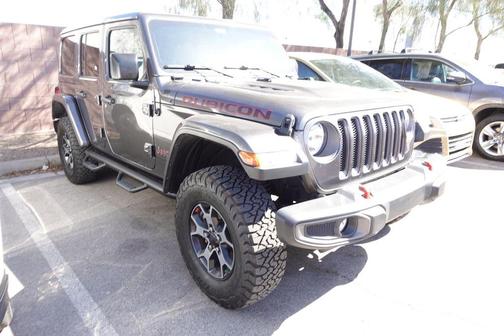 Granite Crystal Metallic Clearcoat 2018 Jeep Wrangler Unlimited Rubicon