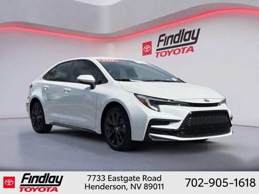 Wind Chill Pearl 2025 Toyota Corolla Hybrid SE