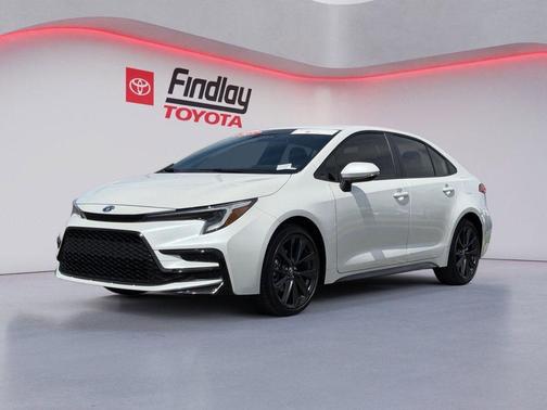 Wind Chill Pearl 2025 Toyota Corolla Hybrid SE
