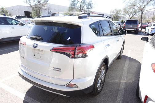 Blizzard Pearl 2018 Toyota RAV4 Hybrid Limited