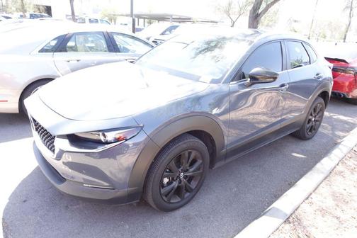 Gray Metallic 2023 Mazda CX-30 2.5 S Carbon Edition