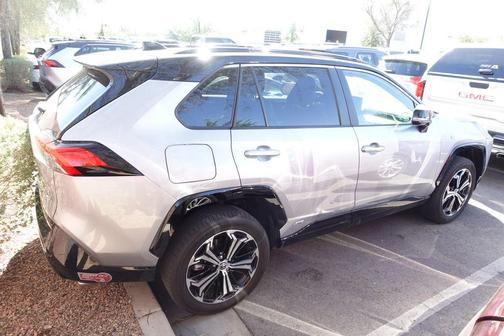 Silver Sky Metallic/Midnight Black Metallic 2024 Toyota RAV4 Prime XSE