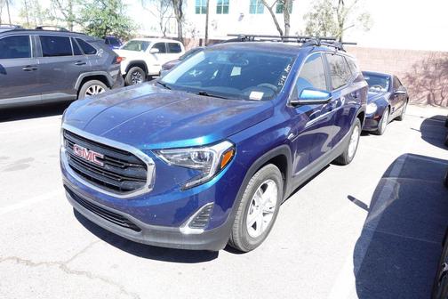 Blue Emerald Metallic 2021 GMC Terrain SLE