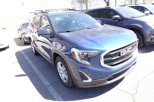 Blue Emerald Metallic 2021 GMC Terrain SLE