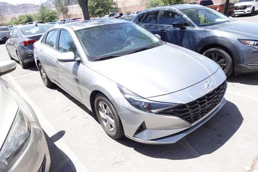 Shimmering Silver Pearl 2021 Hyundai ELANTRA SE