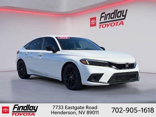 Platinum White 2022 Honda Civic Sport