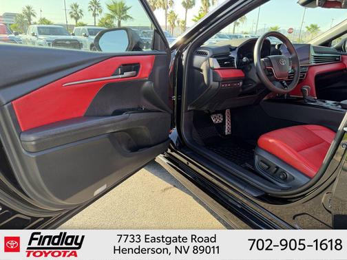 Midnight Black Metallic 2025 Toyota Camry XSE