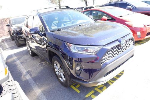 Dark Blue 2021 Toyota RAV4 Hybrid Limited