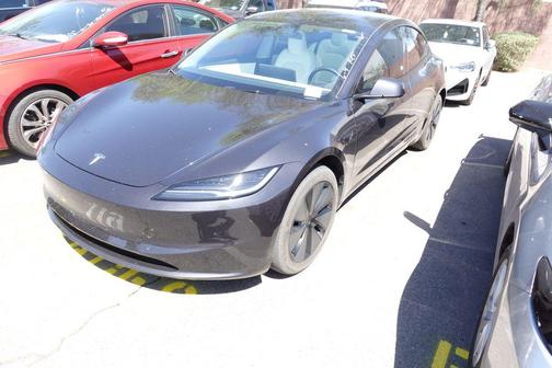 Stealth Grey 2025 Tesla Model 3 Long Range