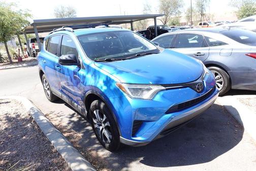 Electric Storm Blue 2018 Toyota RAV4 LE