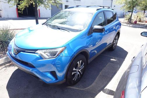 Electric Storm Blue 2018 Toyota RAV4 LE
