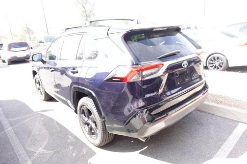 Blue Print w/Midnight Black Roof 2020 Toyota RAV4 Hybrid SE
