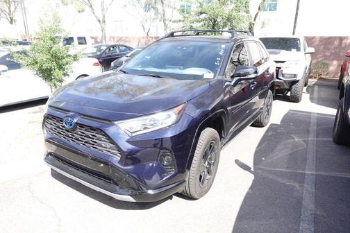Blue Print w/Midnight Black Roof 2020 Toyota RAV4 Hybrid SE